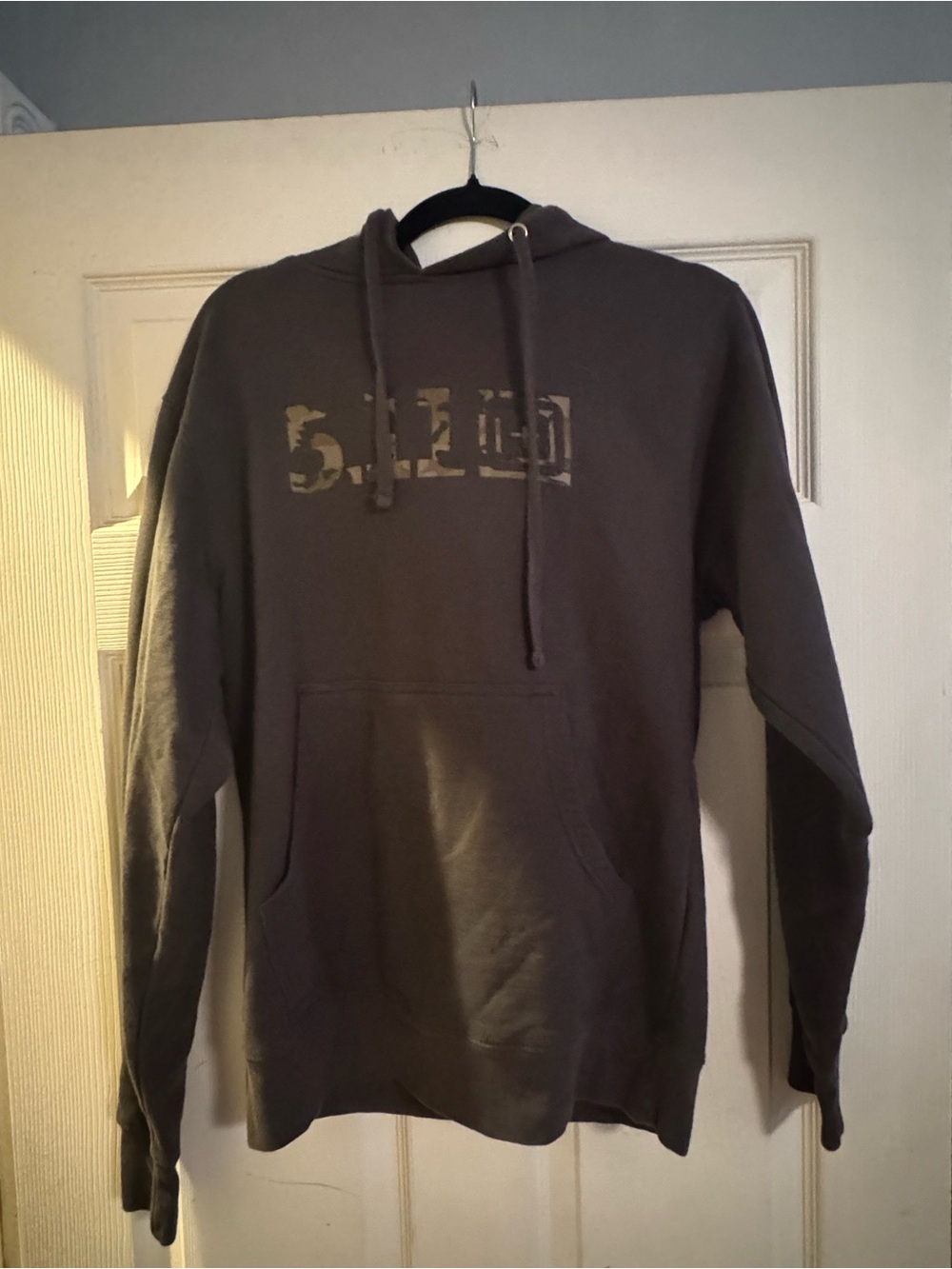 5.11 Tactical Charcoal Hooded Sweatshirt with Camo Logo